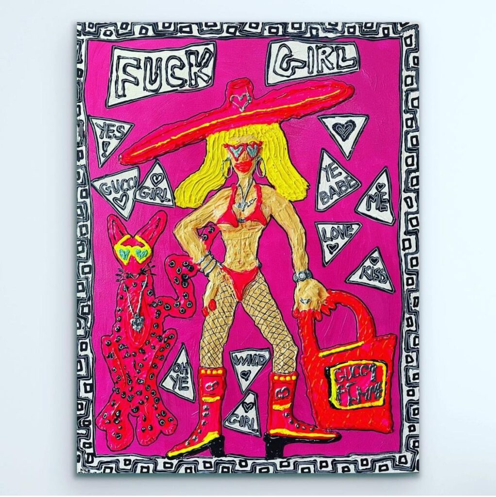 yes girl , 130 x 100cm 2021